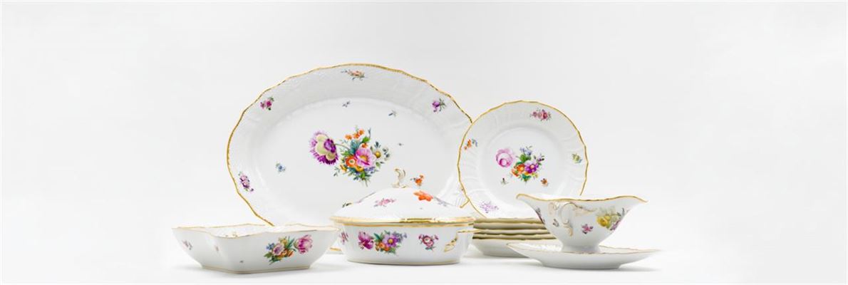 Porcelæn med blomster er moderne igen – overvej saksisk blomst fra Royal Copenhagen