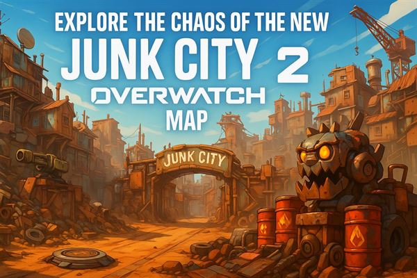 Explore the chaos of the new junk city overwatch 2 map